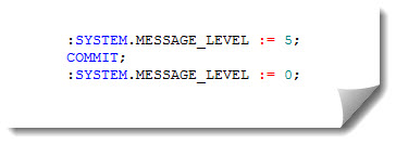 System Variable - Message Level